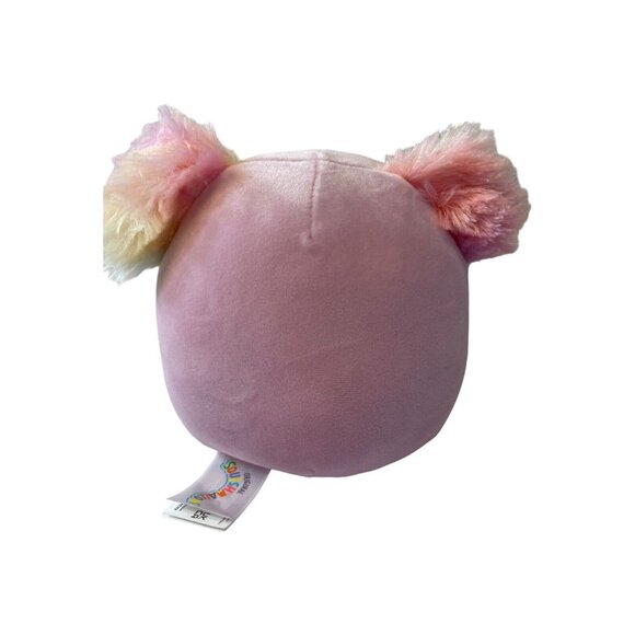 Squishmallows Plush Pink Koala Stuffed Animal With Rainbow Fluffy Ears & Sparkly - Picture 2 of 3